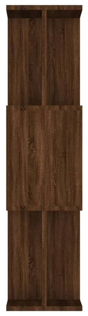 Estante/divisória madeira proces. 80x24x96cm carvalho castanho