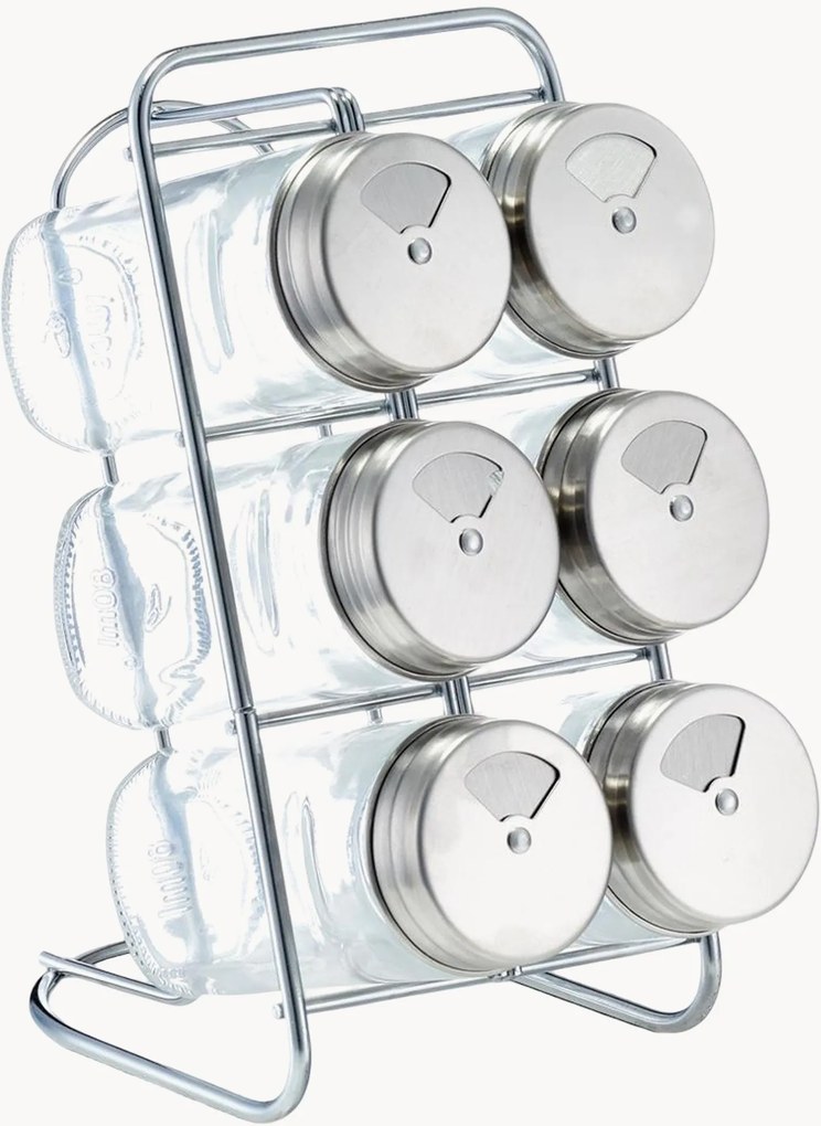 Conjunto de frascos para especiarias Zeller, conjunto de 7