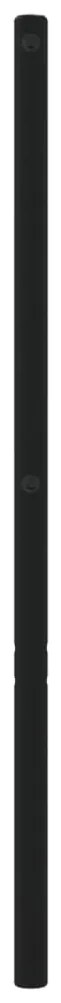 Cabeceira de cama 120 cm metal preto