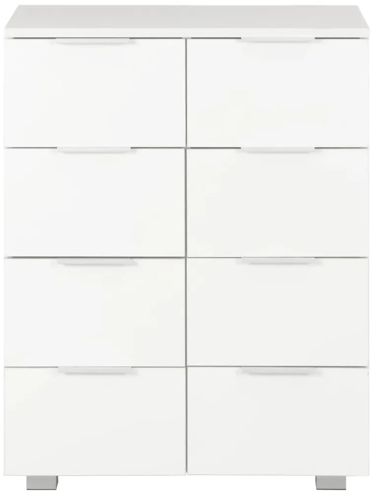 Aparador 60x35x80 cm derivados de madeira branco brilhante
