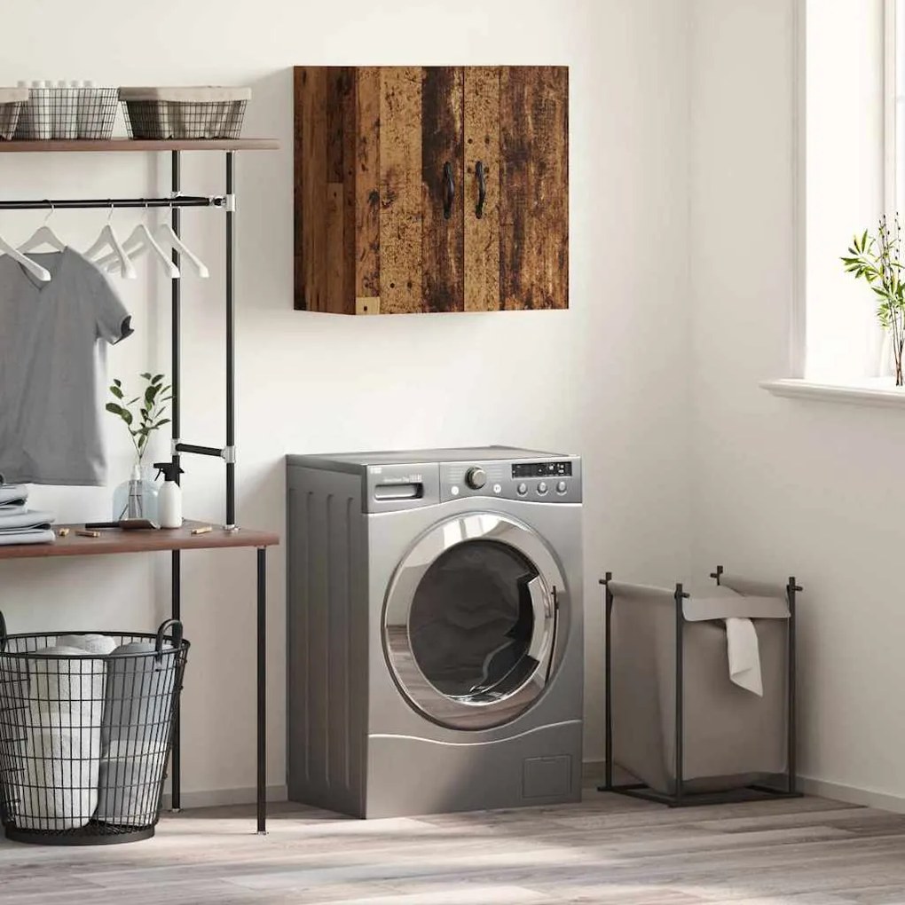 vidaXL Armário de Parede Madeira antiga 60 x 31 x 60 cm