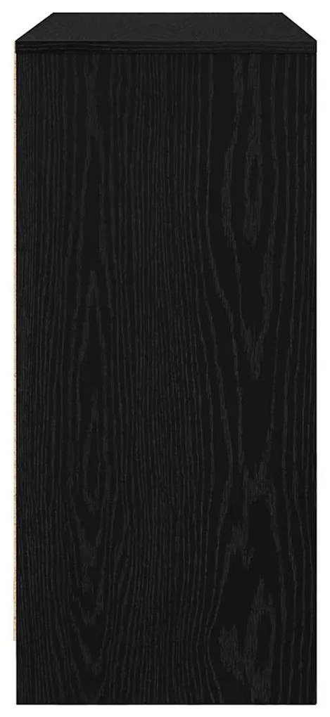 Aparador 85x34x76 cm derivados de madeira carvalho preto