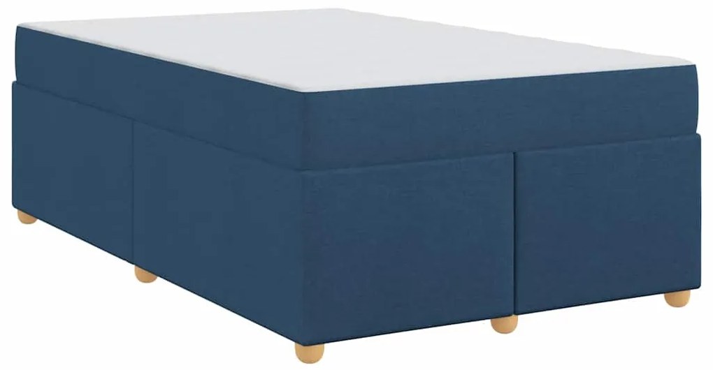 Estrutura de cama com colchão Outros Azul 120 x 200 cm tecido