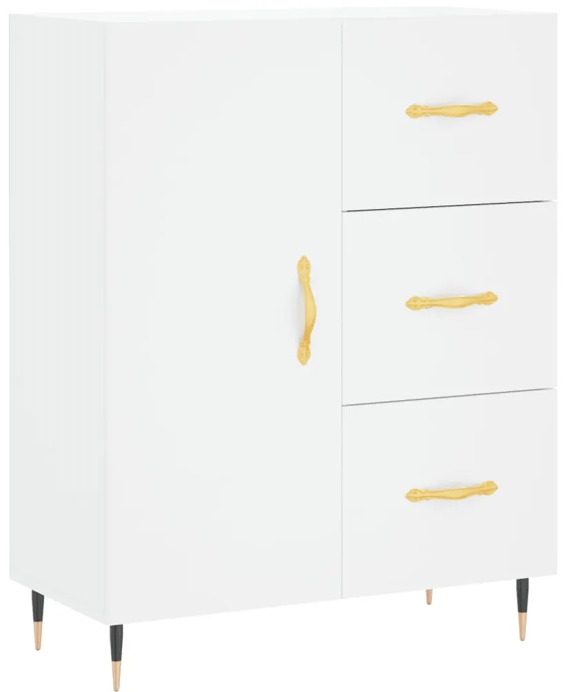 Armário alto 69,5x34x180 cm derivados de madeira branco
