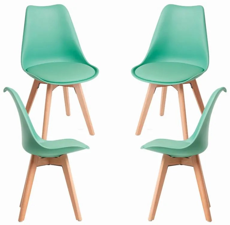 Pack 4 Cadeiras Synk Basic - Verde Jade