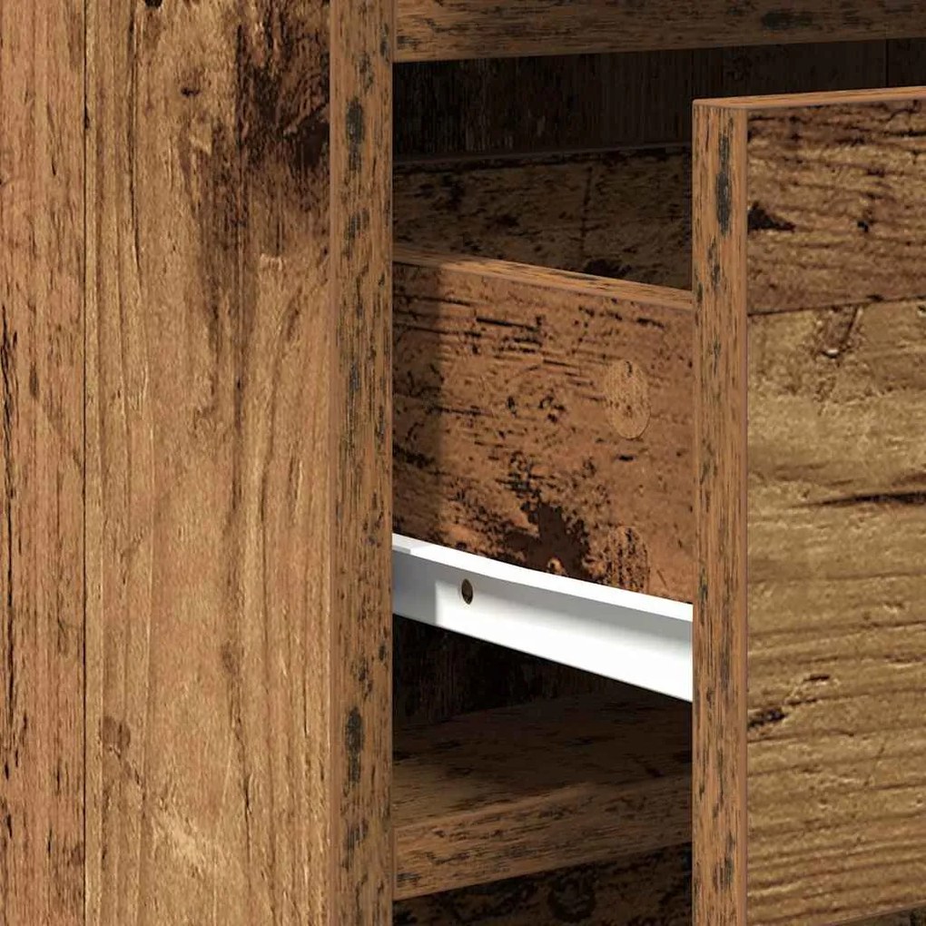Buffet vidaXL Madeira Antiga 40x41x75 cm Madeira de Engenharia