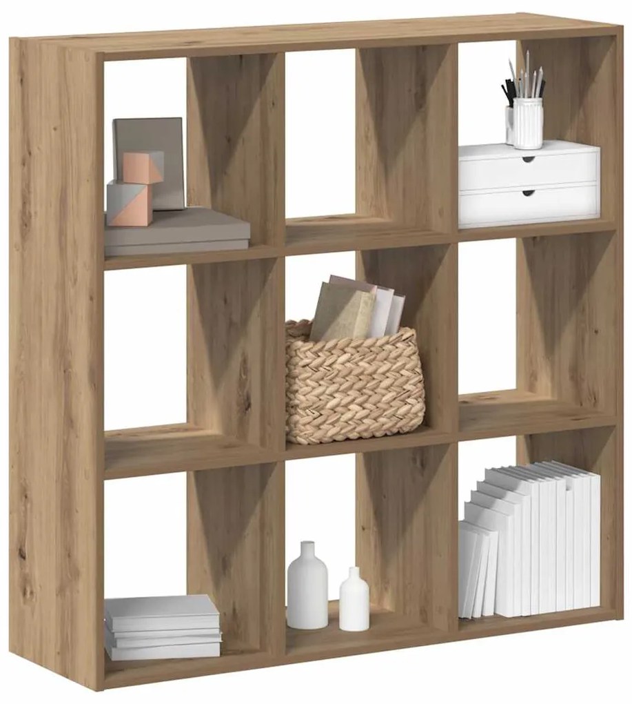 vidaXL Estante 102x32x102 cm derivados de madeira carvalho artisiano