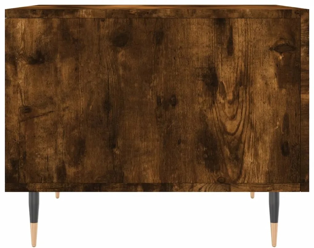Mesa de centro 50x50x40 cm derivados de madeira carvalho fumado