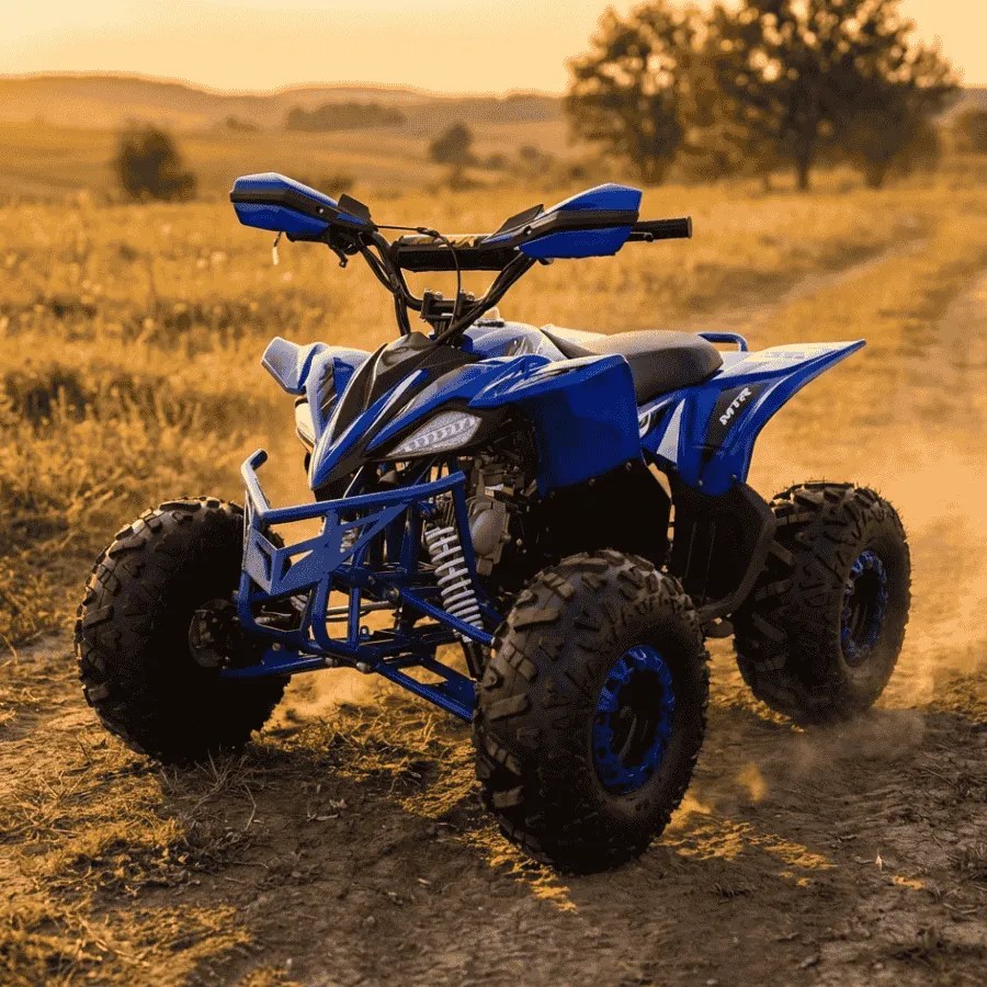 MINI MOTO 4 INFANTIL GASOLINA 125cc MTR KF8 AZUL