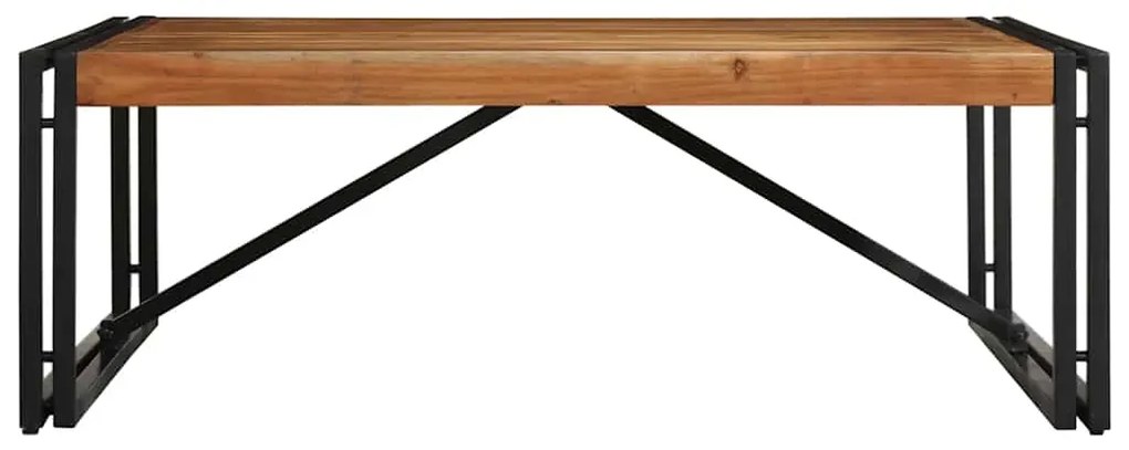 Mesa de centro 100x100x35 cm madeira de acácia maciça