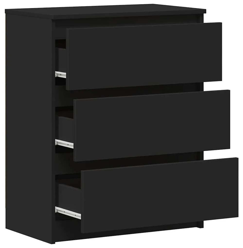 Aparador 60x35x76 cm derivados de madeira preto
