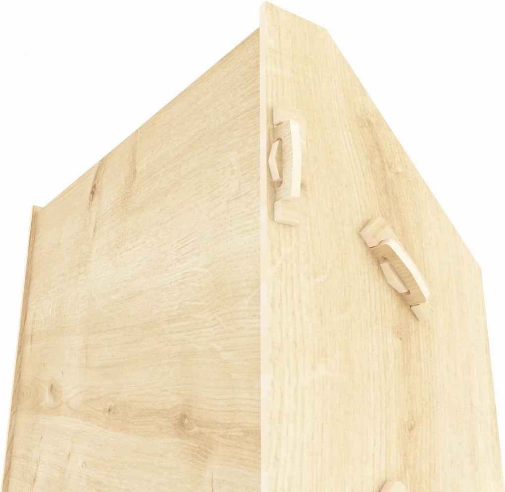 Estante Aros – Carvalho – 61,5 cm x 100 cm x 28,4 cm