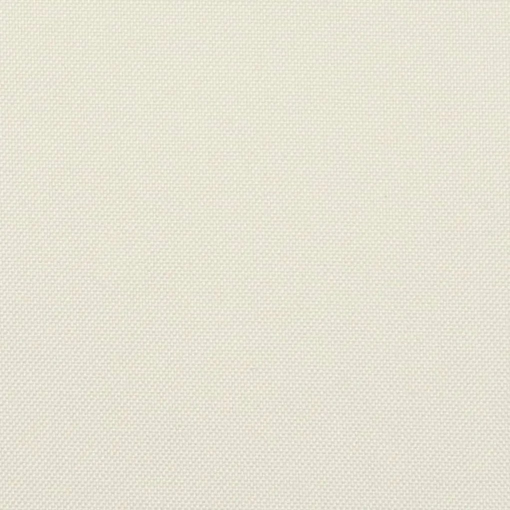 Almofadas de assento de jardim 6 pcs 45x45x2 cm cor creme
