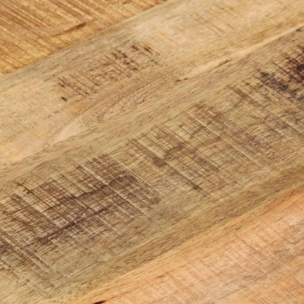 Tampo de mesa redondo Ø40x3,8cm madeira mangueira áspera maciça