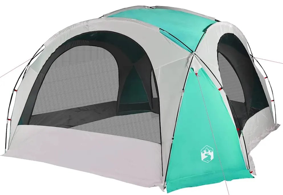 Tenda de festas impermeável verde