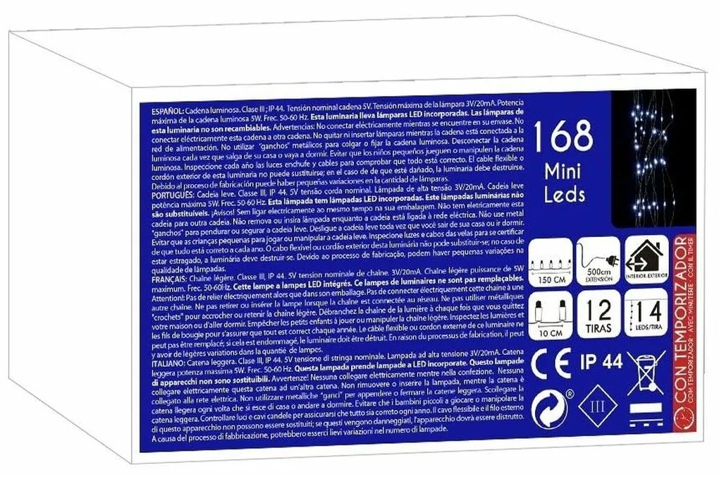 Grinalda de Luzes LED Multicolor 5 W Natal