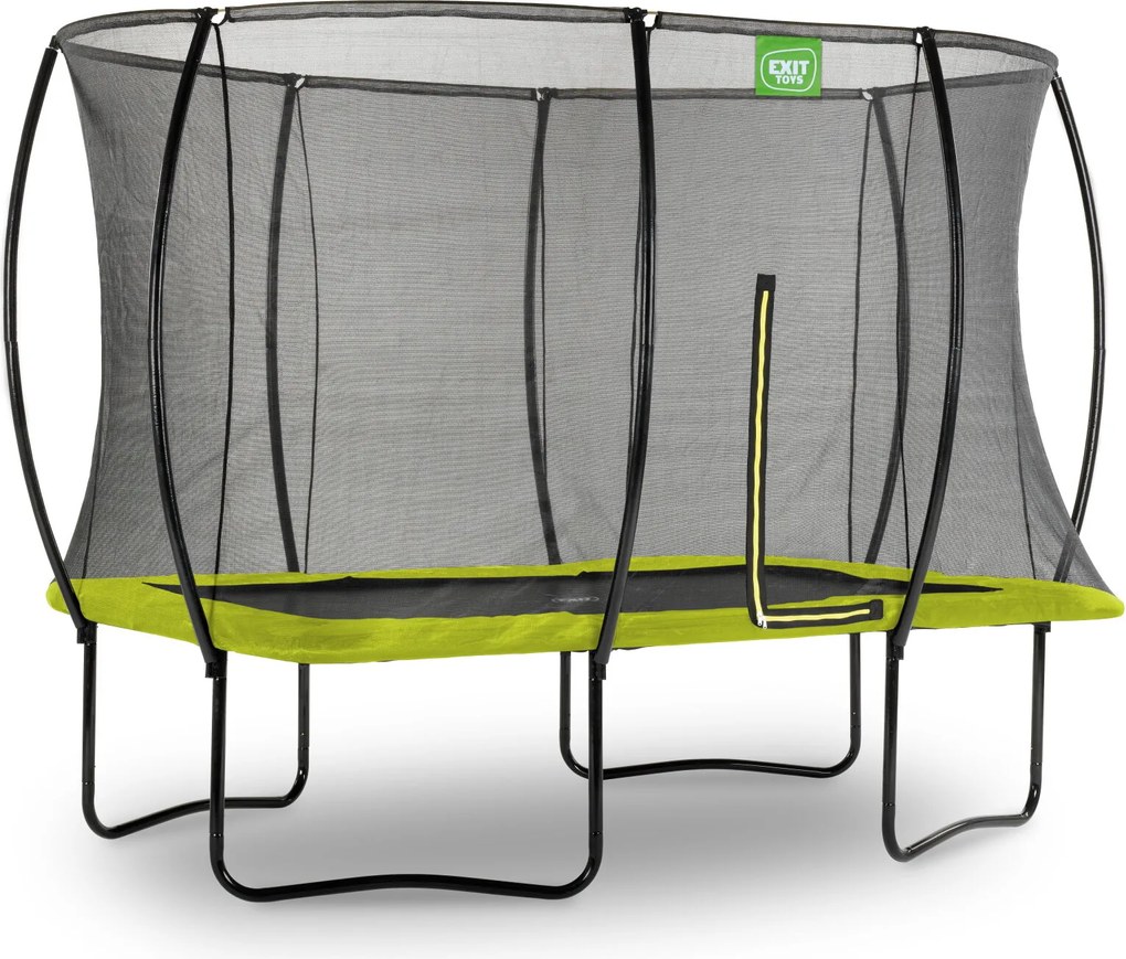 Trampolim retangular Silhouette 214 x 305 cm - verde