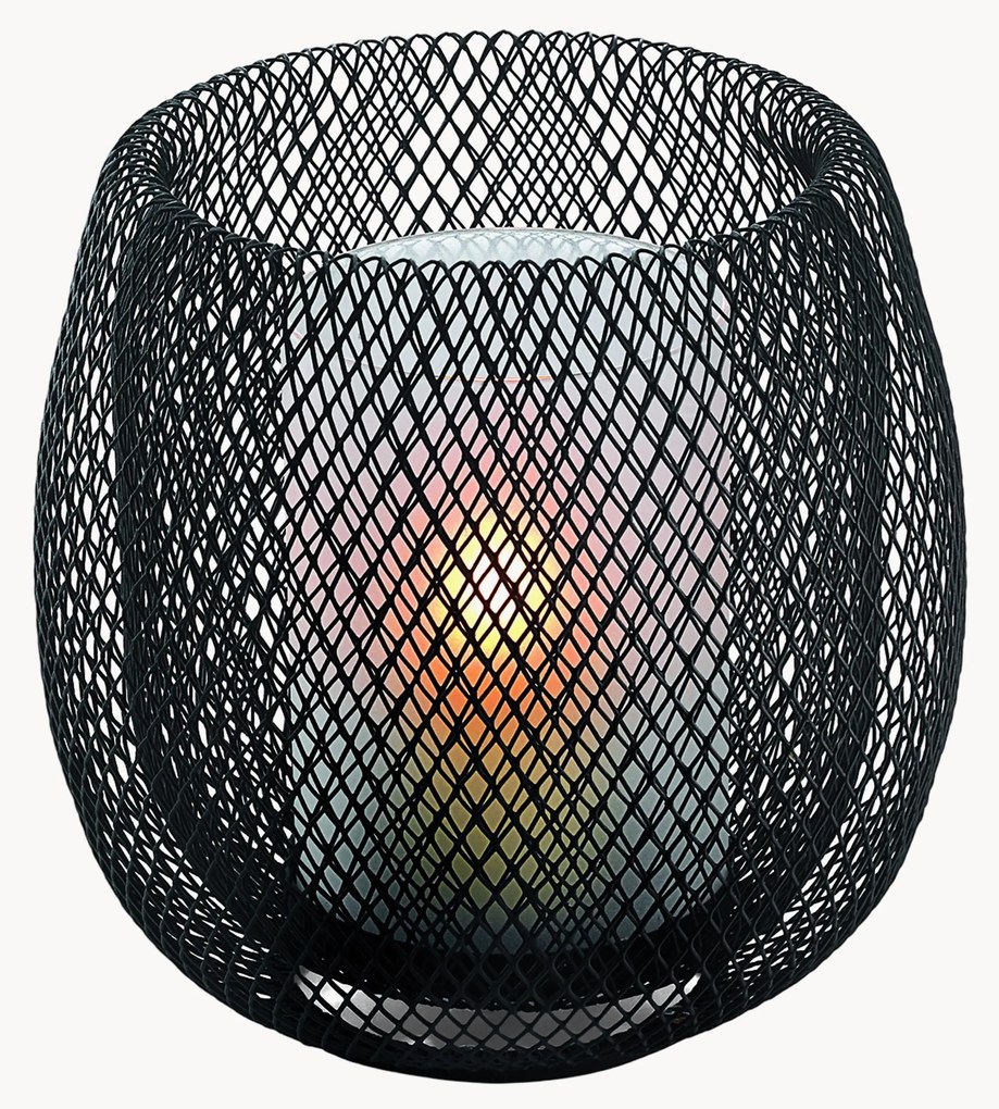 Castiçal de metal Mesh