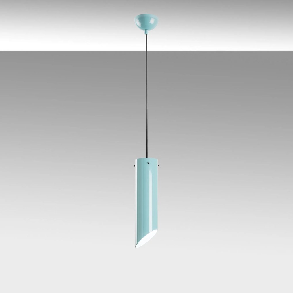 Candeeiro Kesıkboru – Turquesa – Ø8 h:28 cm