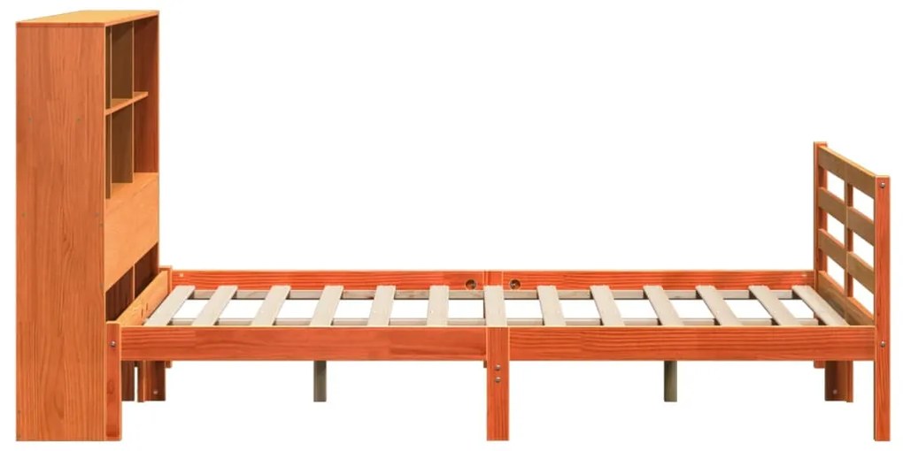 Cama com estante sem colchão 120x190 cm madeira maciça