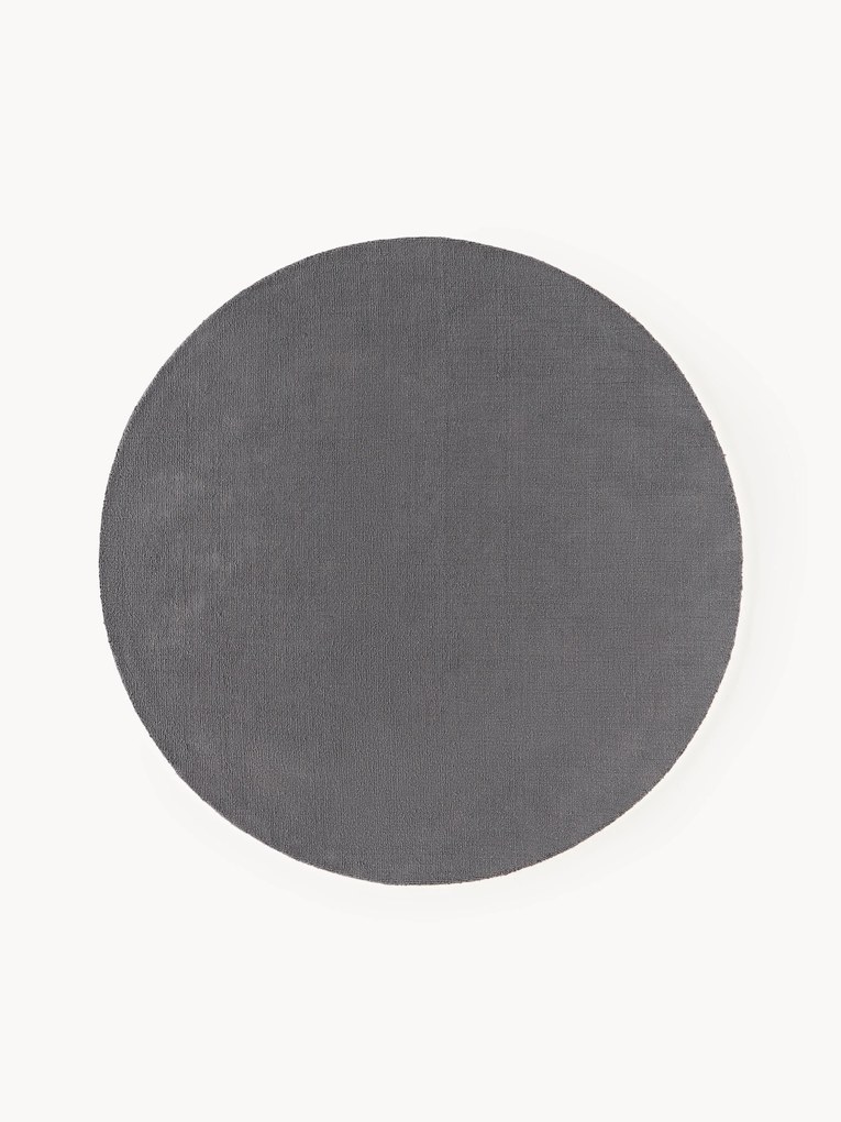 Tapete redondo em algodão artesanal Lora