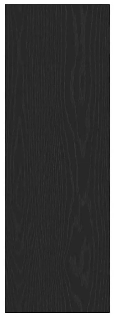 Armário de TV de Parede em Carvalho Preto - 30,5 x 30 x 90 cm, Feito d