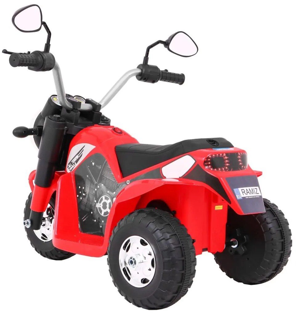 Mota elétrica para crianças 6V, Minimoto, 1 a 3,5 anos Vermelha