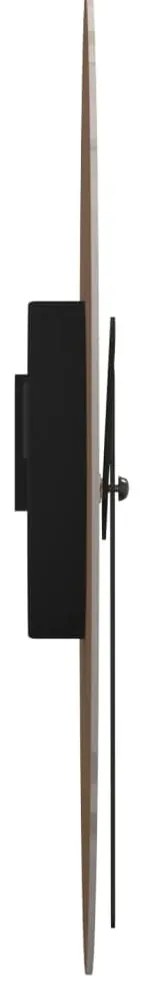 Relógio parede c/ marcações/ponteiros luminosos Ø30 cm amarelo
