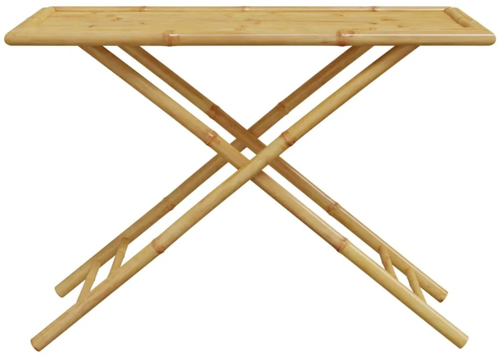 5 pcs conjunto de jantar para jardim bambu