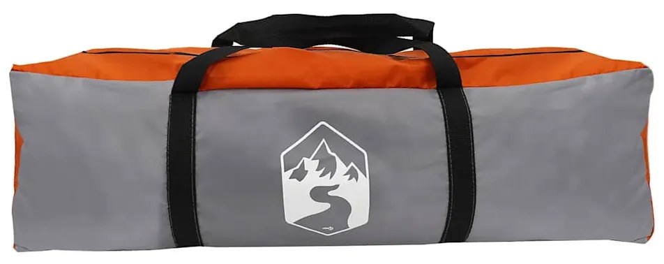 Tenda para duche para 2pessoas tecido impermeável cinza/laranja