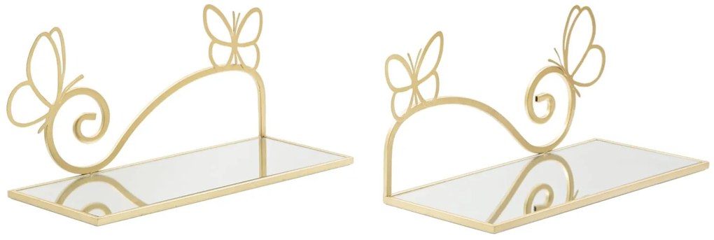 PAR DE MESA DE CABECEIRA BORBOLETA 41,5X18X21 CM