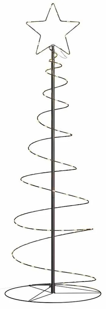 LED Árvore de Natal 100 LEDs Branco Quente 150 cm