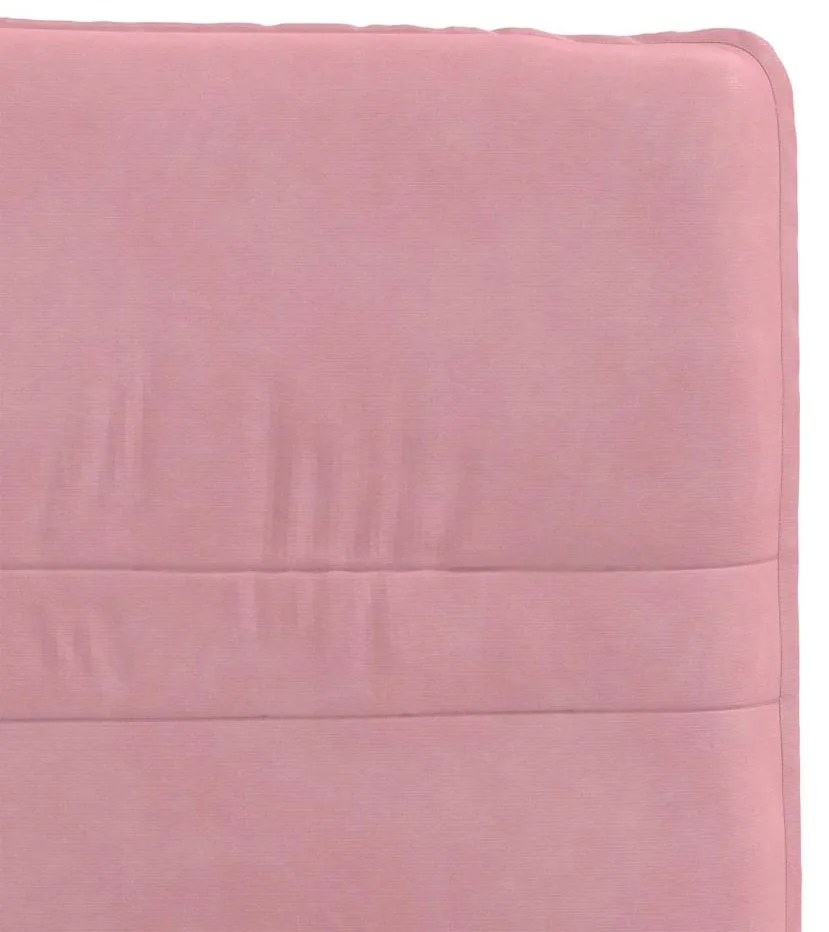 Cadeiras de jantar 2 pcs veludo rosa