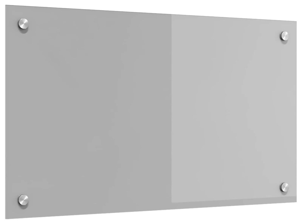 vidaXL Proteção de Cozinha Cinzento-claro 70 x 40 cm vidro temperado