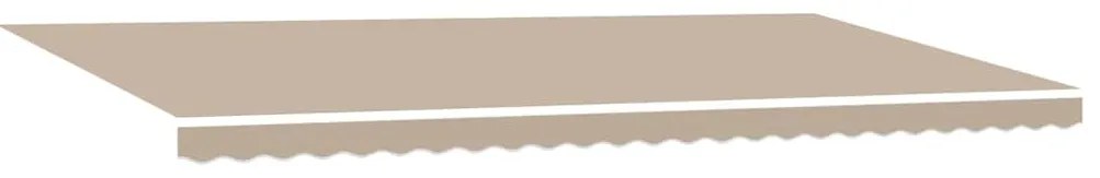 Toldo Retrátil Bege Bege 600 × 300 cm Bege