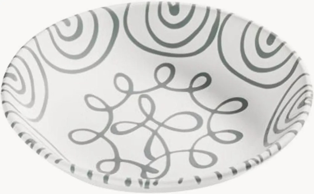 Prato de sopa artesanal Graugeflammt