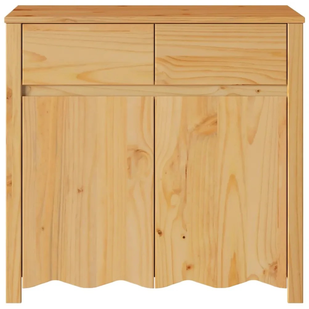 Sideboard vidaXL "DRAMMEN" 79x43x75,5 cm Madeira Sólida de Pinheiro