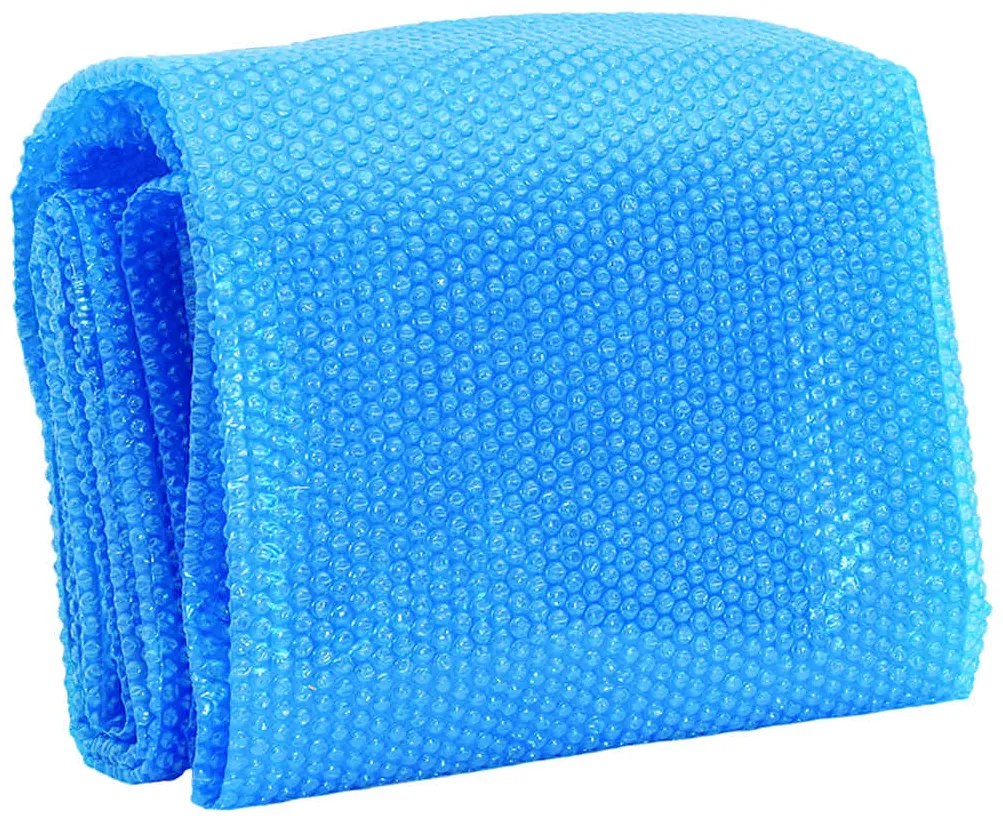 Cobertura de piscina redonda 488 cm PE azul