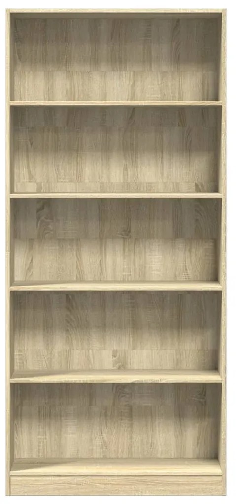 Estante 80x24x176 cm derivados de madeira carvalho sonoma
