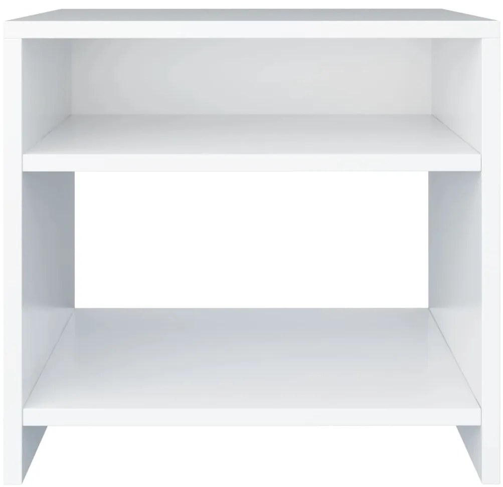 Mesa de cabeceira 40x30x40 cm derivados de madeira branco