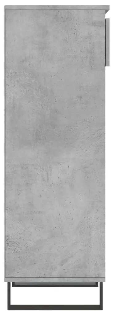 Sapateira 40x36x105 cm derivados de madeira cinzento cimento