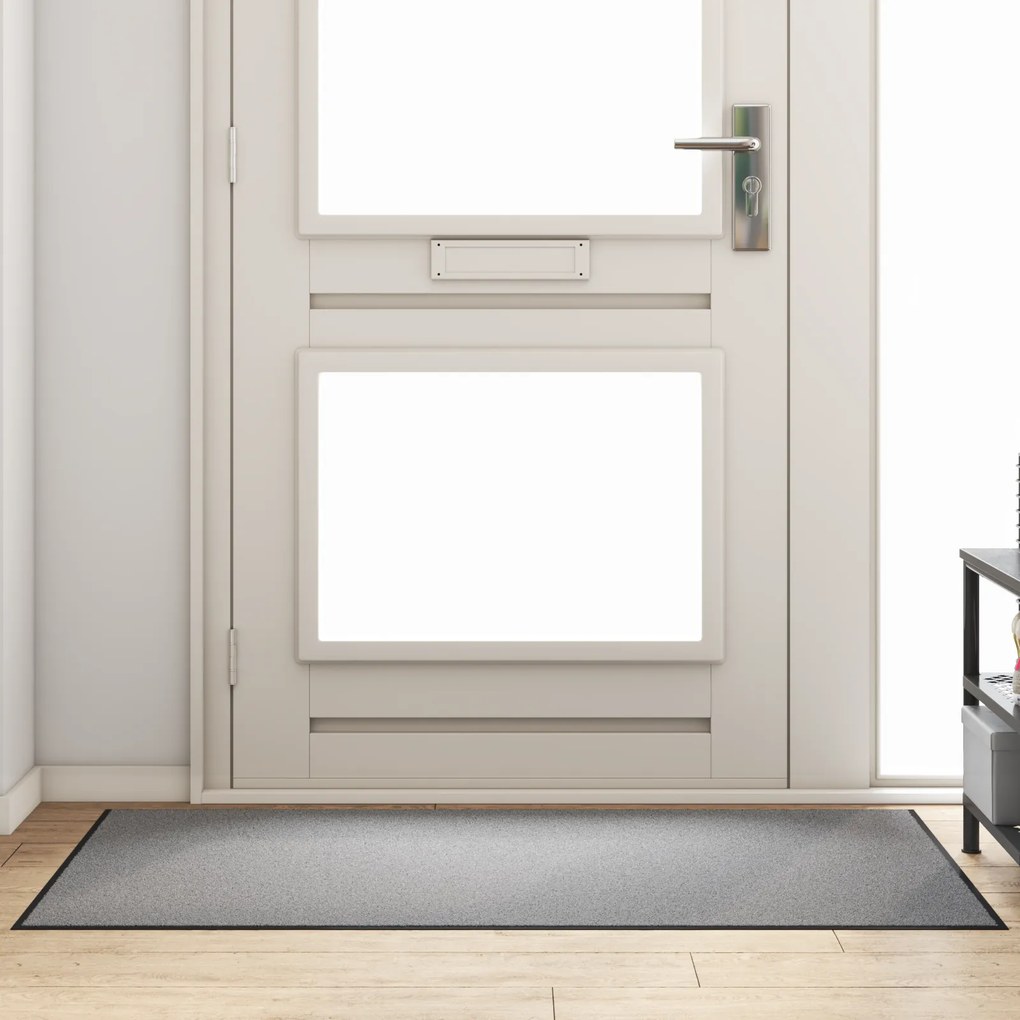 Capacho Retangular VidaXL Cinza 90x150 cm