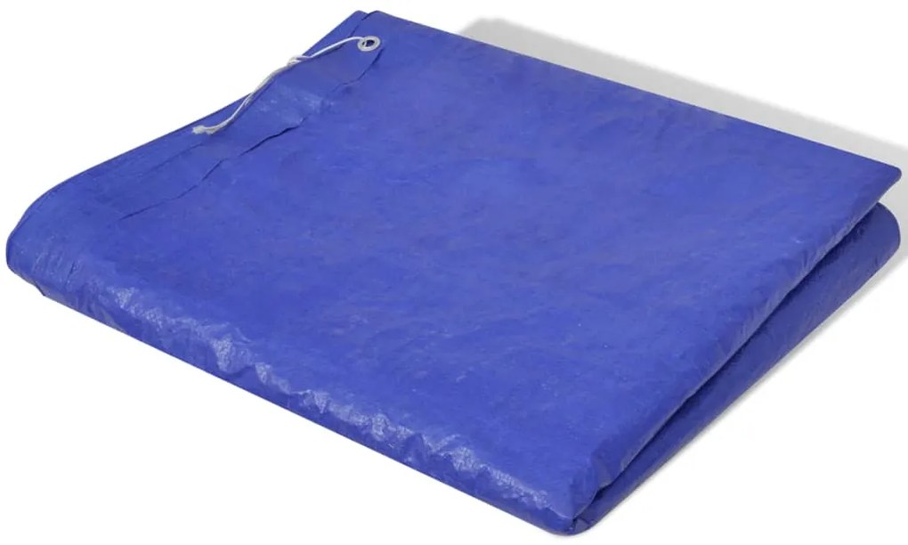 Cobertura de piscina retangular PE 90 g/sqm 540 x 270 cm