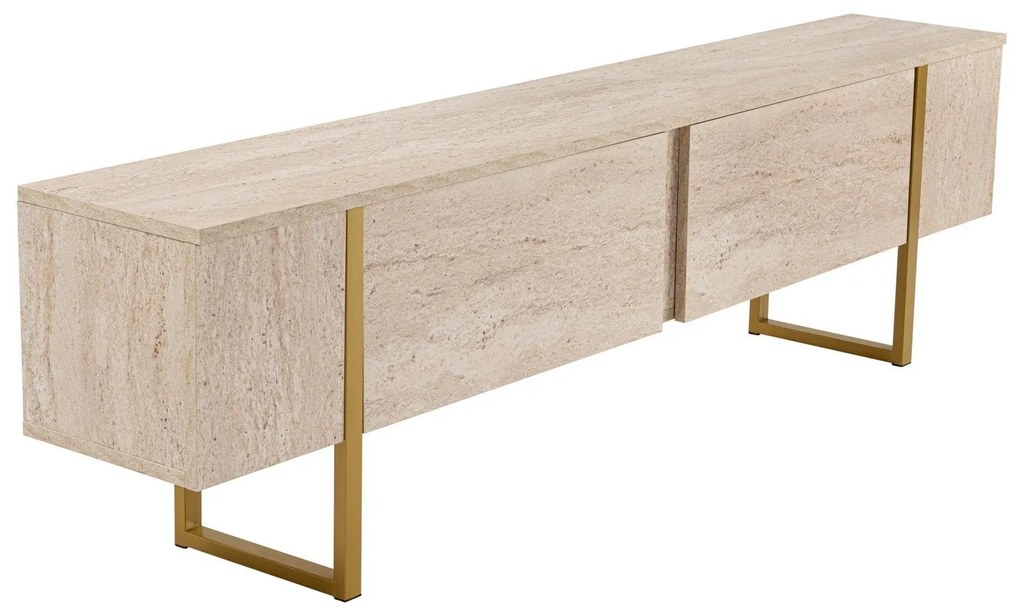 Móvel TV Serenity – Travertine Gold – 180 x 50 x 29,5 cm