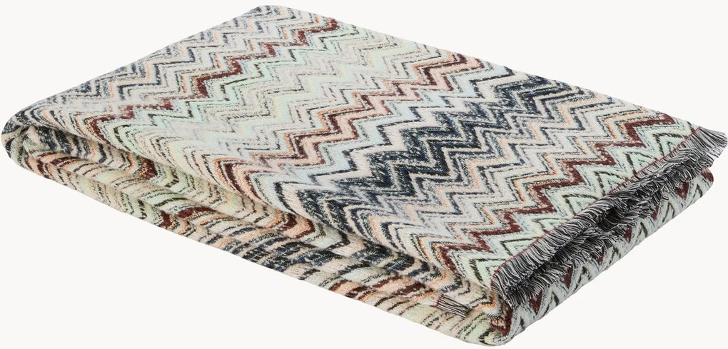 Manta com franjas Forest