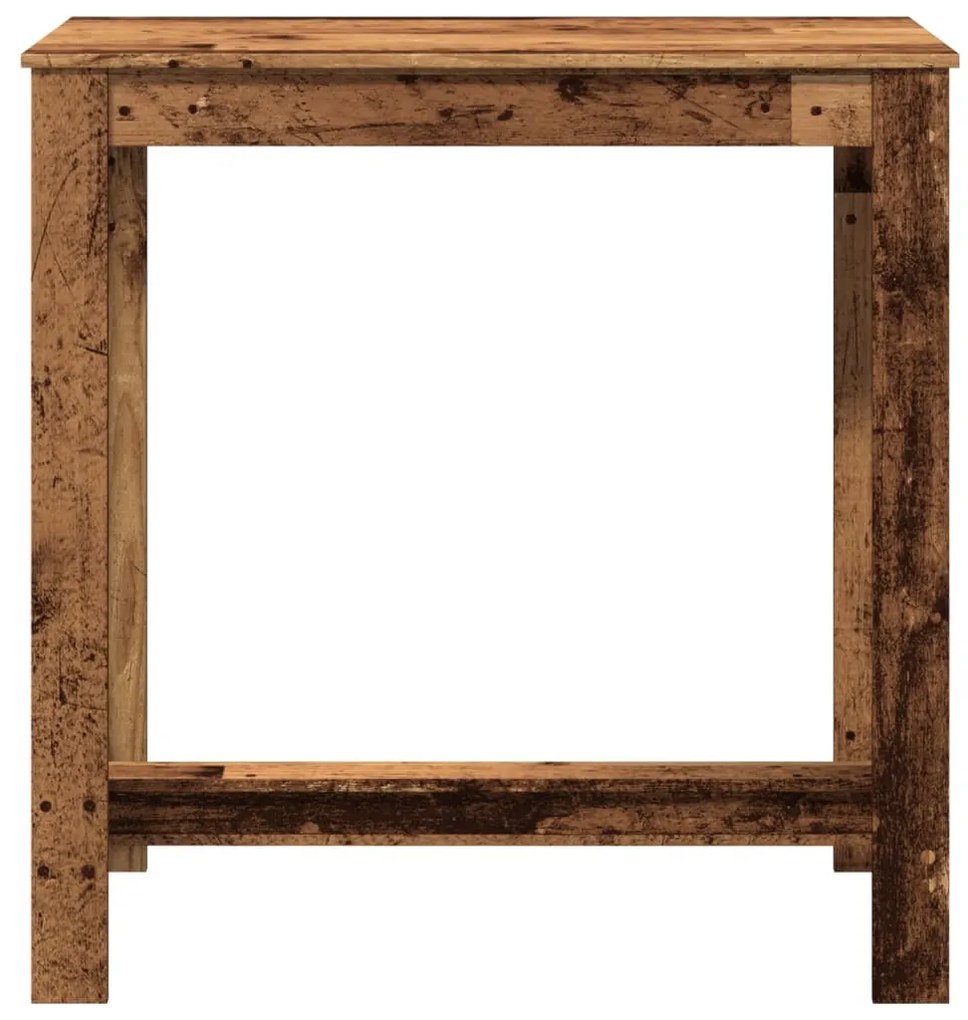 Mesa de bar 102x50x103,5 cm derivados de madeira madeira velha