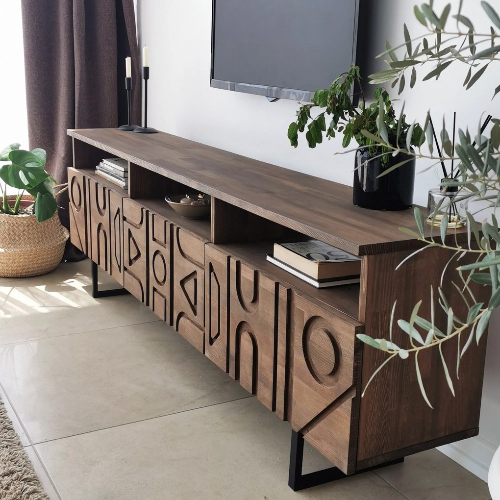 Unidade de TV Aristo – Nogueira – 170x40x30 cm