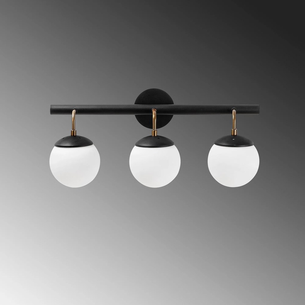 Candeeiro de Parede Gondol – Preto – 61 x 28 cm