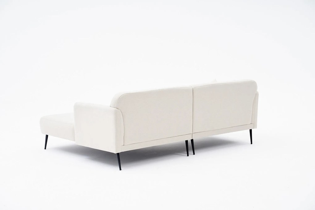 Sofá de Canto Revos – Creme – 250x86x100 cm