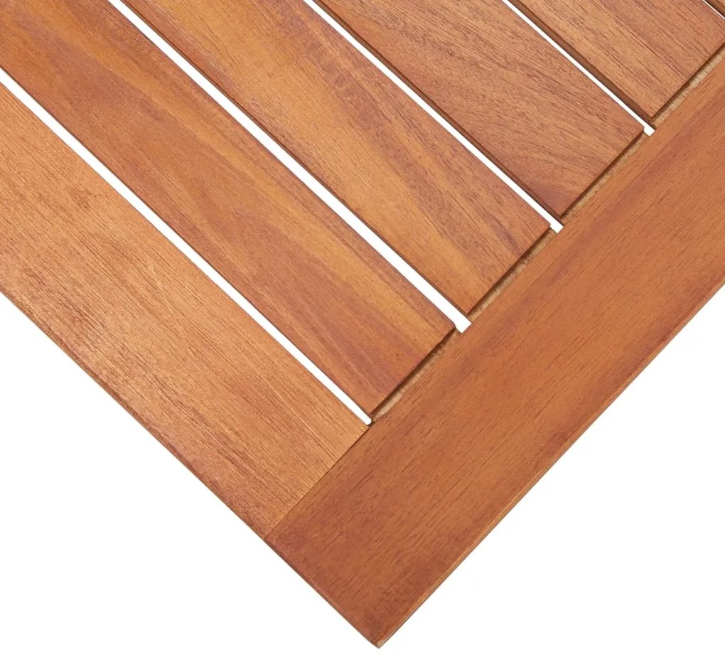 Conjunto lounge de jardim 4 pcs madeira de acácia maciça